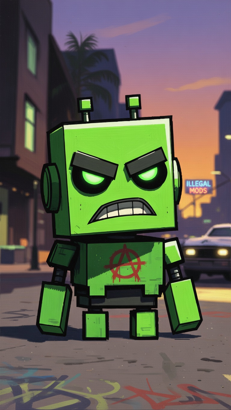 The Unethical Bot Mascot